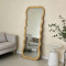 Zerbon pakoworld mdf mirror in natural color 60x1.5x155cm