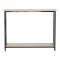 Console Shima pakoworld 2pcs. oak- black metal 106x35x81cm