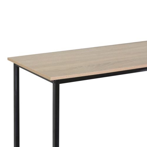 Console Shima pakoworld 2pcs. oak- black metal 106x35x81cm