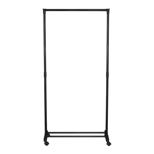 Floor hanger Wizak pakoworld black metal 74.5x41,5x157cm