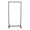 Floor hanger Wizak pakoworld black metal 74.5x41,5x157cm