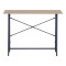 Siklo folding work desk pakoworld oak- black metal 100x46x75.5cm