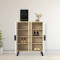 Shoe cabinet Shoby pakoworld white-sonoma 70.5x30x91cm