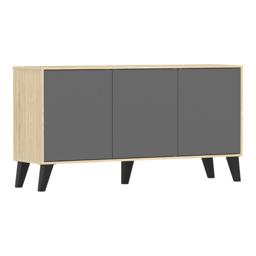 Buffet Billie pakoworld sonoma-anthracite 149x40x77cm