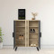Shoe cabinet Shoby pakoworld anthracite-sonoma 70.5x30x91cm