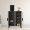 Shoe cabinet Shoby pakoworld sonoma-anthracite 70.5x30x91cm