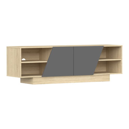 TV unit Stevie pakoworld sonoma-anthracite 160x40x50cm
