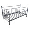 Routha pakoworld sofa bed, black metal, 90x190cm