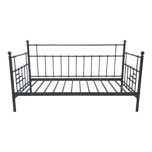 Routha pakoworld sofa bed, black metal, 90x190cm