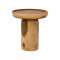 Side table Tobola pakoworld suar wood in natural color D50x55cm