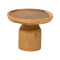 Coffee table Tobola pakoworld suar wood in natural color D60x45cm