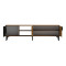 Riba tv cabinet pakoworld walnut-black marble look 180x34x51cm