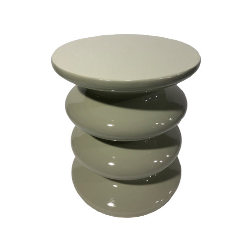 Side table Jonne pakoworld white MGO D40x46cm