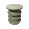 Side table Jonne pakoworld white MGO D40x46cm
