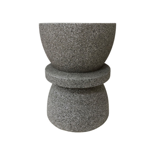 Side table Sezano pakoworld grey MGO D34x45cm