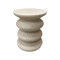 Side table Bellon pakoworld ecru MGO D40x46cm