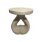Side table Belena pakoworld ecru MGO D38.5x45.5cm