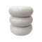 Side table Zoubi pakoworld white MGO D35x43cm