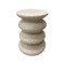 Side table Fenfen pakoworld ecru MGO D33x40cm