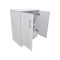 Shoe cabinet for 6 pairs of shows Souken pakoworld white 60x40x80cm