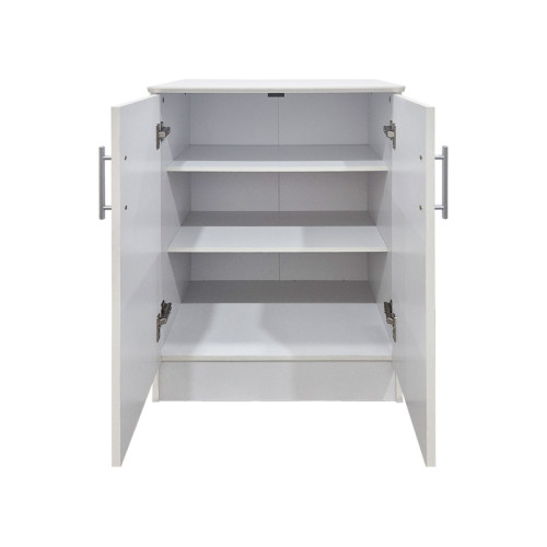 Shoe cabinet for 6 pairs of shows Souken pakoworld white 60x40x80cm