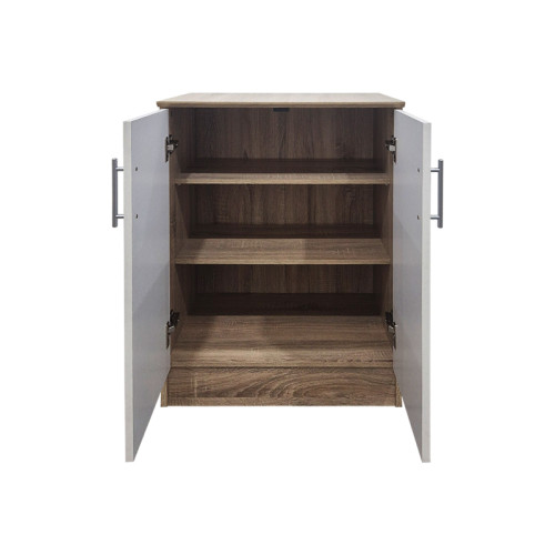 Shoe cabinet for 6 pairs of shows Souken pakoworld white-sonoma 60x40x80cm