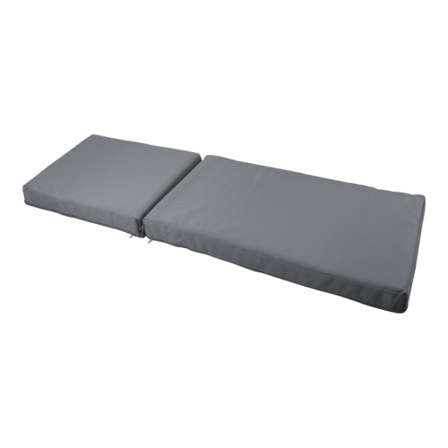 Vertian pakoworld cushion textilene in dark grey color 58x190x20cm