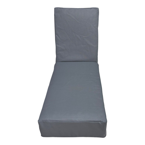 Vertian pakoworld cushion textilene in dark grey color 58x190x20cm
