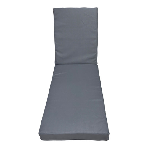 Vertian pakoworld cushion textilene in dark grey color 58x190x10cm