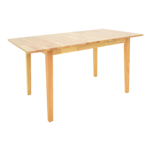 Extendable table Country pakoworld rubberwood in natural shade 120-150x80x74cm