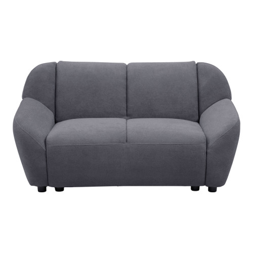 Two-seater sofa Echono pakoworld anthracite fabric 144x88x77cm