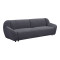 Three-seater sofa Echono pakoworld anthracite fabric 230x88x77cm