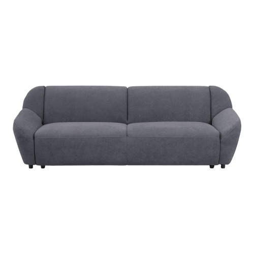 Three-seater sofa Echono pakoworld anthracite fabric 230x88x77cm
