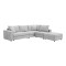 Multi-modal sofa Navaro pakoworld gray fabric 281x256x85cm