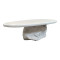 Coffee table Zinol pakoworld mdf-polyresin white 105x62x32cm