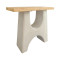 Console table Marila pakoworld fir wood-mdf in natural-ecru color 100x38x80cm
