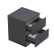 Bedside table Verena  pakoworld anthracite-sonoma 40x40x50cm