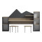 Children s desk with stool Dualto pakoworld sonoma-anthracite 180x30x93.6cm