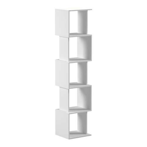 Cubik pakoworld white bookcase 35x30x161cm