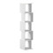 Cubik pakoworld white bookcase 35x30x161cm