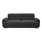 Three-seater sofa bed Harmonious pakoworld anthracite teddy fabric 223.5x92x81cm