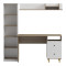 Office unit Kontor pakoworld sonoma-white 160x50x162cm