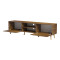 TV stand Gorna pakoworld walnut 180x35x48.6cm