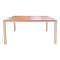 Nares table pakoworld aluminum cappuccino-plywood natural coor 180x90x72.5cm