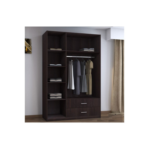 3 Door wardrobe Royal DIOMMI with loft wenge 150x58x230 3 Door wardrobe Royal DIOMMI with loft wenge 150x58x230
