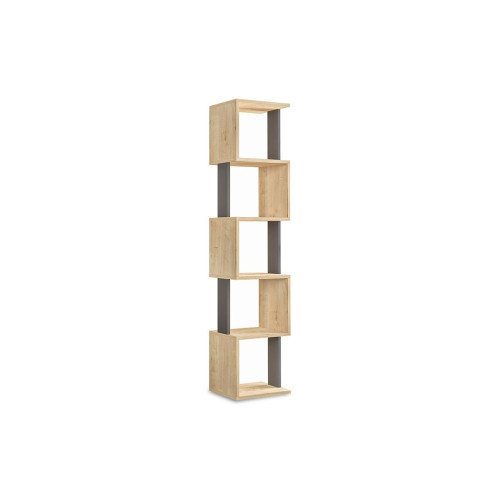 Bookcase - Column Piri DIOMMI oak-anthracite 35x30x161cm Bookcase - Column Piri DIOMMI oak-anthracite 35x30x161cm