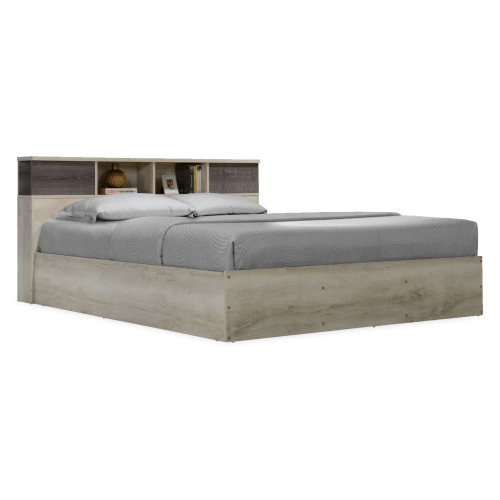Double bed Olympus DIOMMI in castillo-toro colour oak 160x200 Double bed Olympus DIOMMI in castillo-toro colour oak 160x200