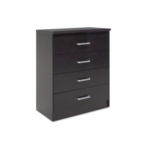 Chest of 4 drawers Olympus DIOMMI  in wenge colour 80x40x95 Chest of 4 drawers Olympus DIOMMI  in wenge colour 80x40x95