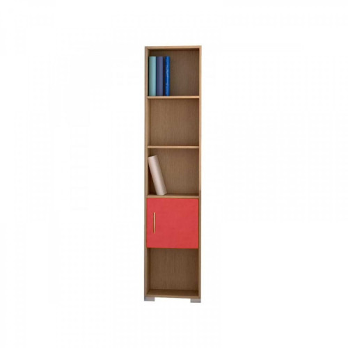 Библиотека зa книги с рафтове и шкаф 40x30x180 DIOMMI 23-103