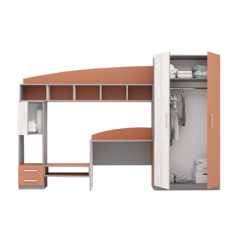 Kids Room Set TOMAS grey/blanko/sahara DIOMMI 31-068 Kids Room Set TOMAS grey/blanko/sahara DIOMMI 31-068